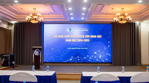 Thành tích nghiên cứu khoa học của sinh viên khoa Vật lý kỹ thuật và Công nghệ nano tại hội nghị SVNCKH cấp trường lần thứ 21